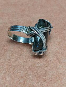 Vintage Made In India Wire-Wrapped Solid Silver Ring $65 Or Best Offer