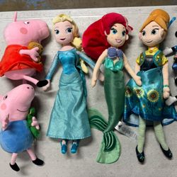 Disney  And Peppa Pig Doll