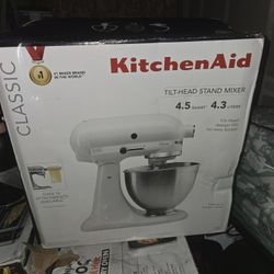 Kitchen Aid Stand Mixer 4,5 Quart White