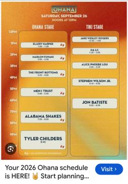Ohana Festival Tickets!!!!!