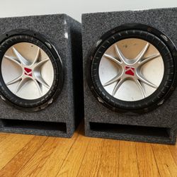 12” Kicker subwoofers (with Or without box)