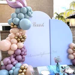 Backdrops with Balloon Garland