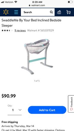 Swaddle me , bedside bassinet