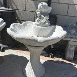 New Fountain Made Out Of Cement Perfect Gift 