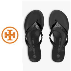 NEW!  Tory Burch Women's Studded Jelly Thong Sandals