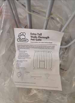 Top Paw extra tall, expandable pet gate