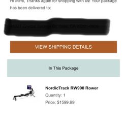 Nordictrack RW900 Rower 