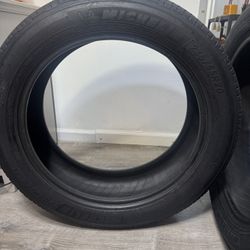 Pair of Michelin tires, size 235/55R20