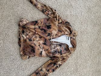 Sitka grinder half zip. Marsh camo