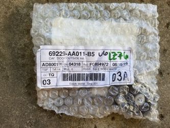 06 07 08 09 10 11 12 13 TOYOTA PRIUS MATRIX COROLLA LEFT REAR DOOR HANDLE COVER CAP OEM NEW 69229 AA011 B5