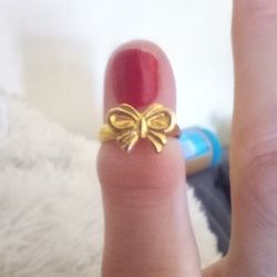 Bow Toe Ring