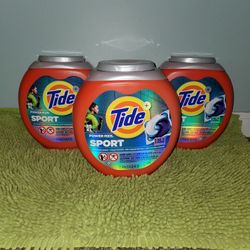 3 Tidepods Sport 25XL Pacs 