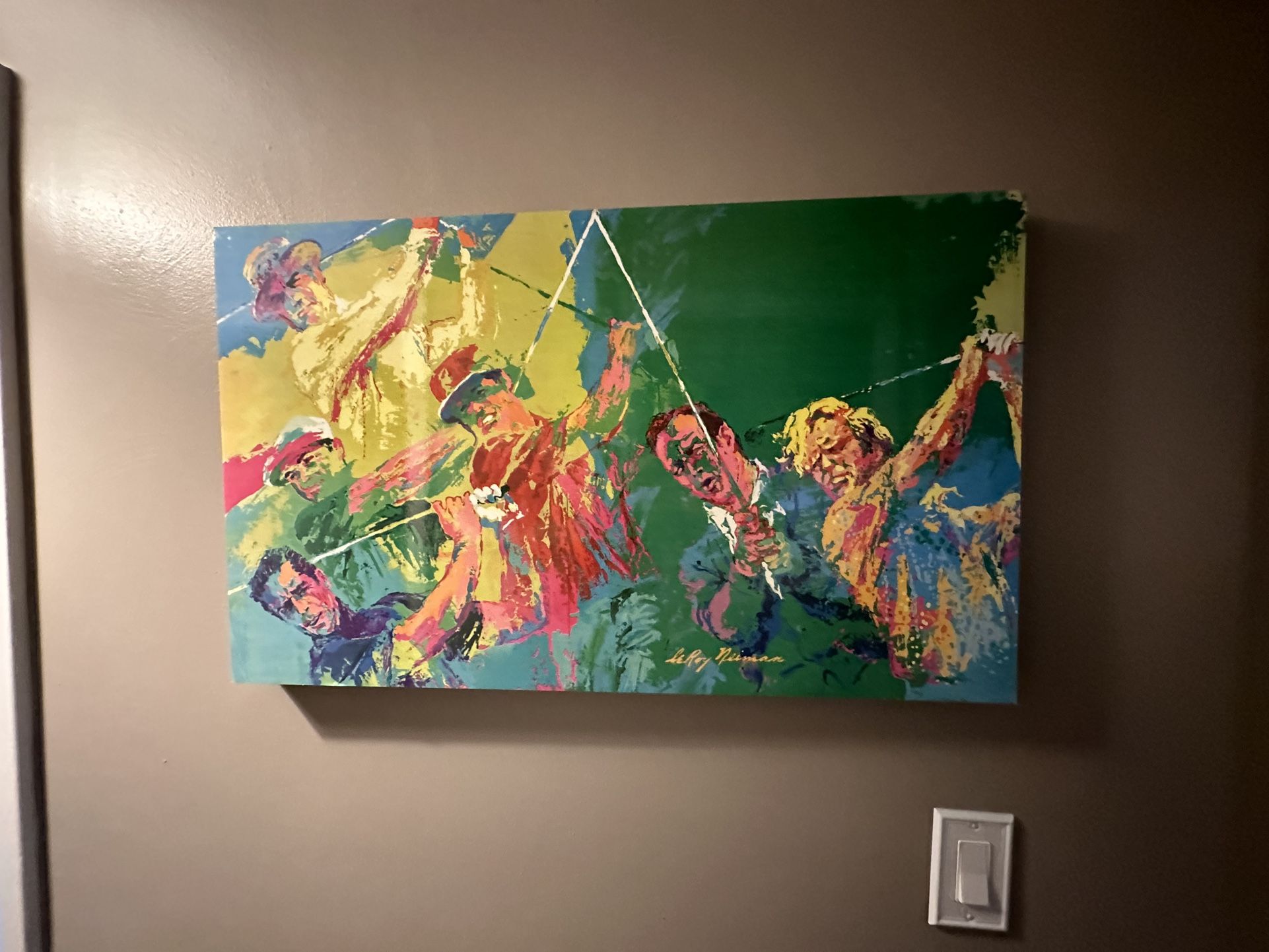 Leroy Neiman Golf Champs Wall Art