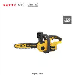 DeWalt 12" Chain Saw 