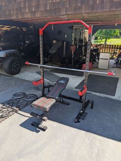 Bench press & weights!