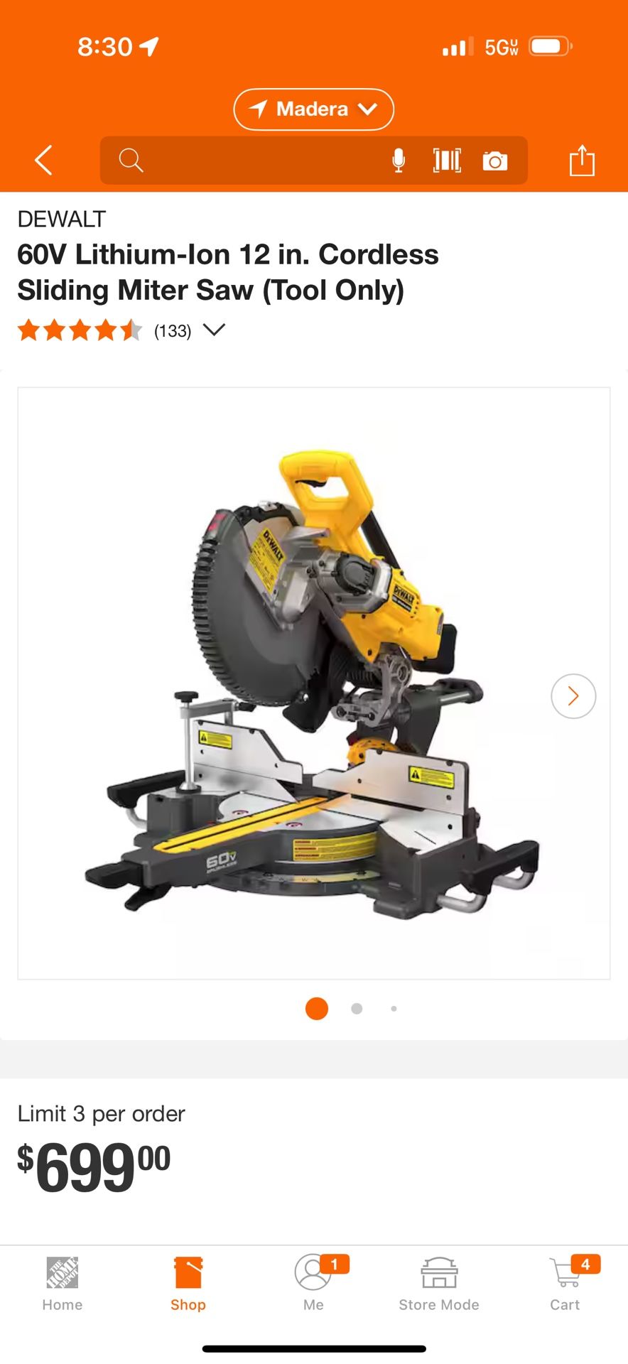 Dewalt Cordless Saw