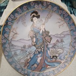 Franklin Mint Heirloom Royal Doulton.Princess Of The Iris Collectible Plate