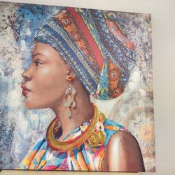 African American Art on Canvas, 20x20 