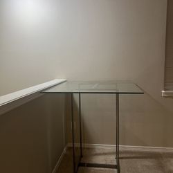 Glass top Table