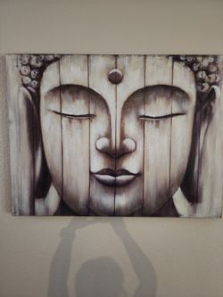 Buddha  Face Canvas 