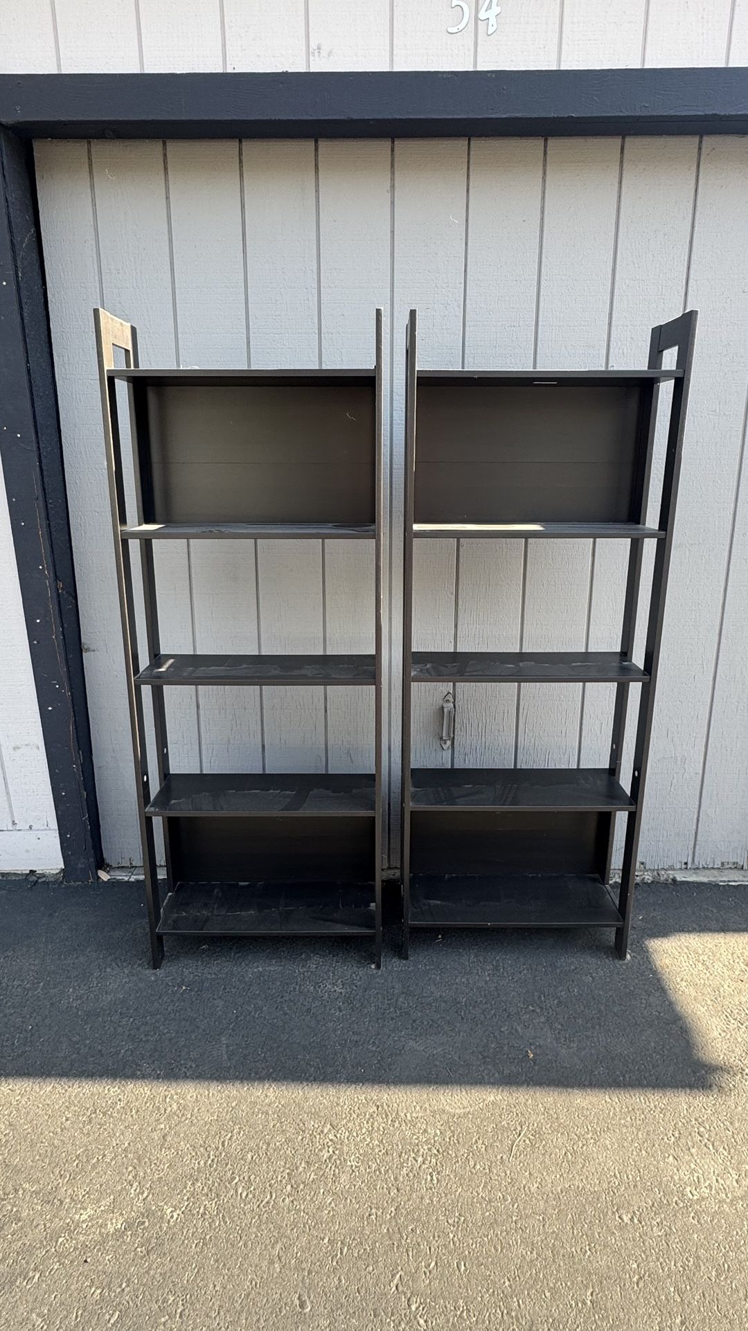 Black Bookshelves 