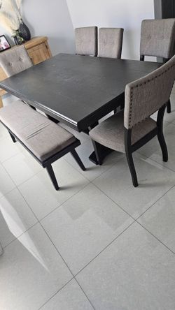 Dining room table and chairs