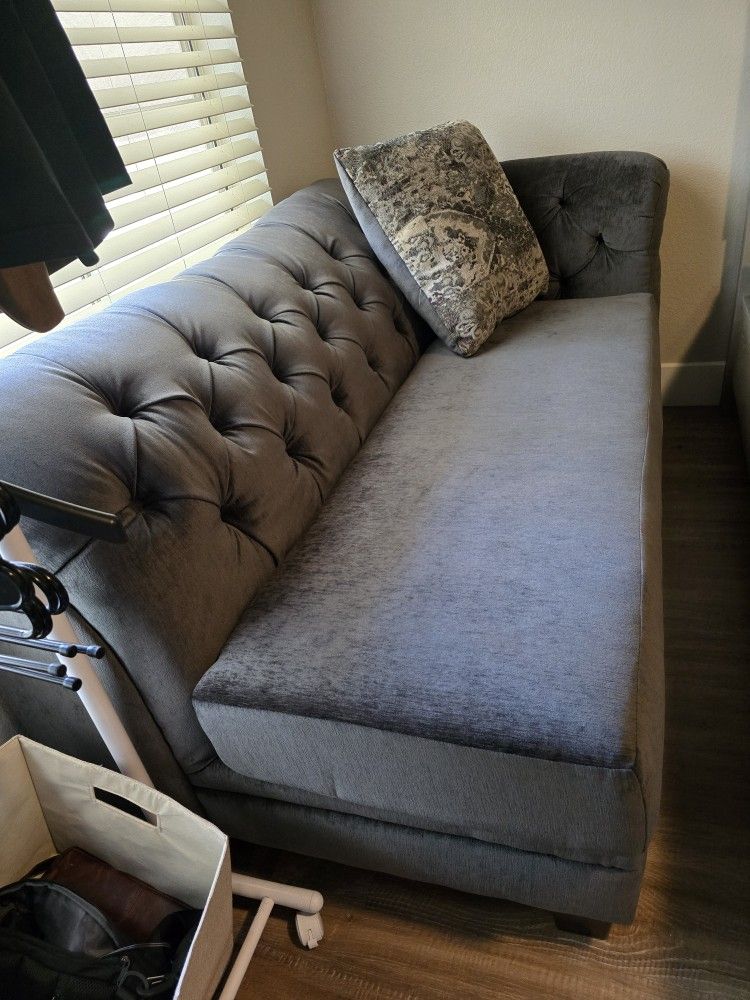 Gray Sofa Chaise