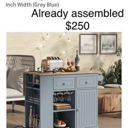Kitchen Island Cart On Wheels
