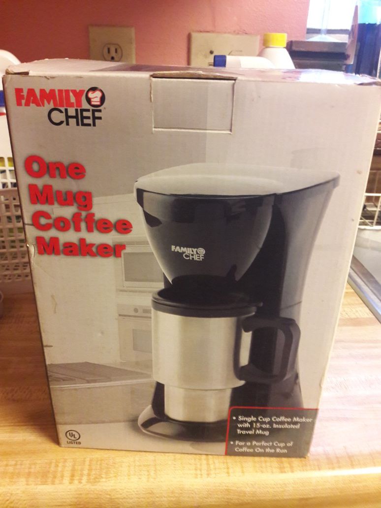FAMILY CHEF , 1 CUP COFFEE MAKER