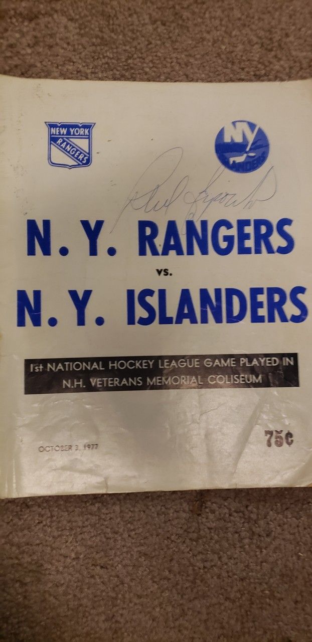 Rare. One Of A Kind Hockey Program