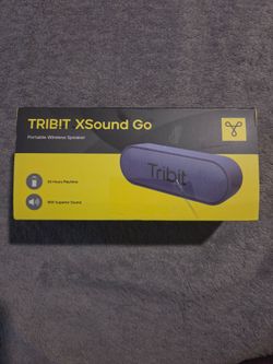 Tribit XSound Go Portable Bluetooth Speaker, 16W, 24H Playtime, Black