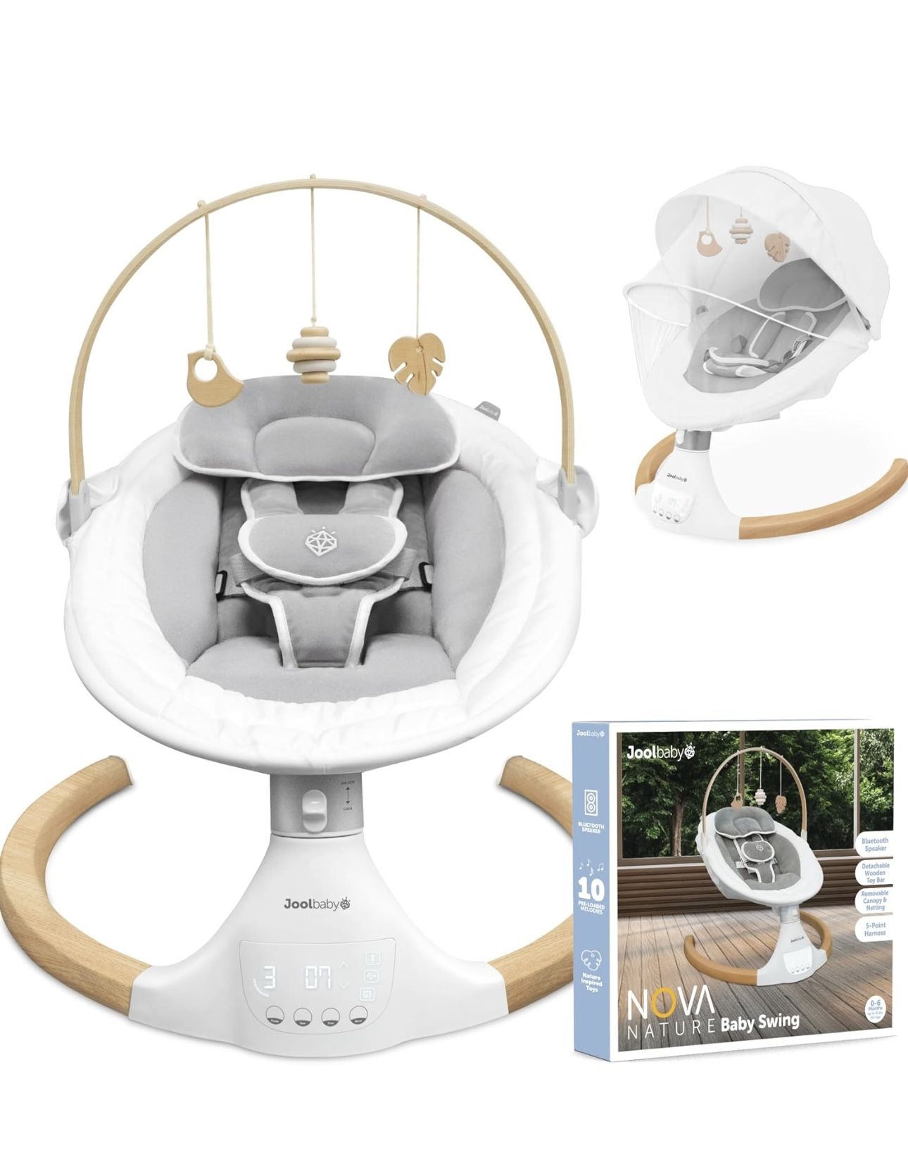 Jool Baby Nova Nature Baby Swing for Newborns