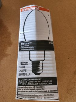 Sylvania metal halide 400 and 250  watt bulbs