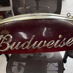 Budweiser Pool Table Light