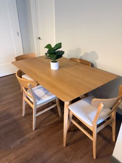 Light Beige Dining Set