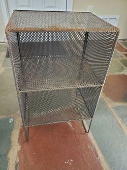 Multipurpose Metal Stand With Storage