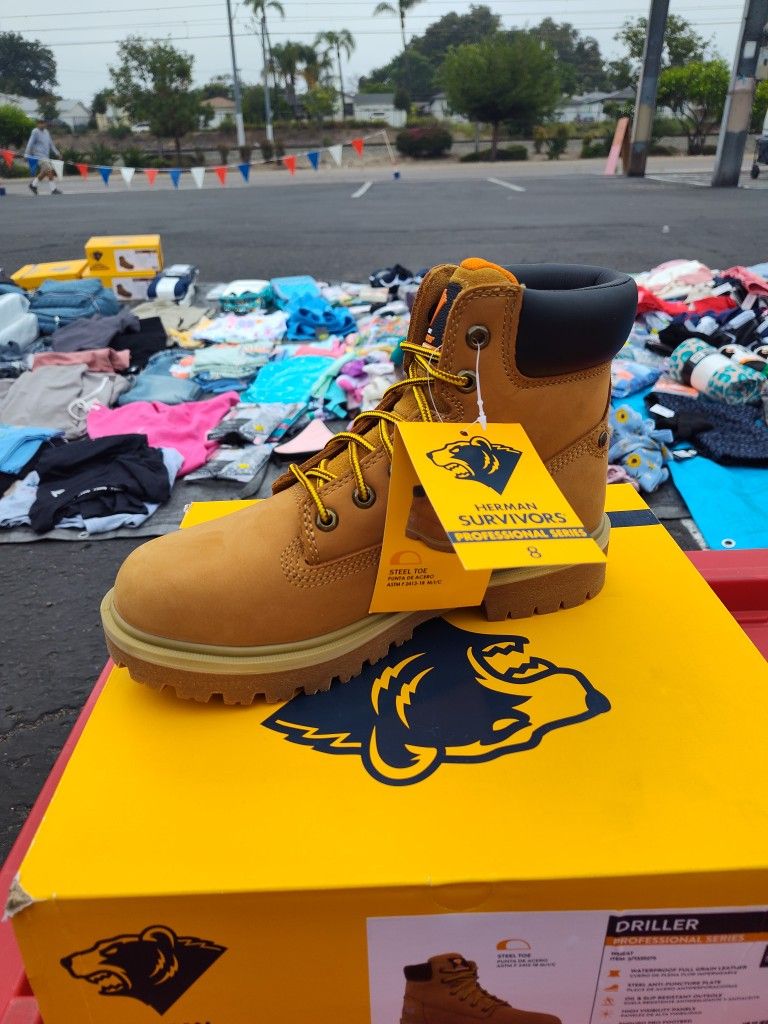 DRiLLER Steel Toe Work Boots