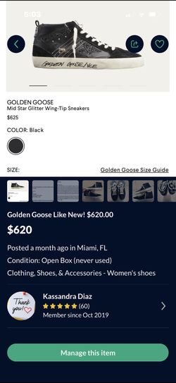 Golden Goose $620