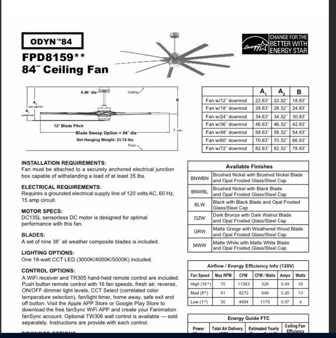 Industrial Ceiling Fan