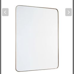30x40 Wall Mirror - Gold