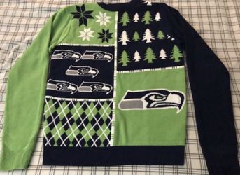 Brand new Seahawks Ugly Christmas Sweater - Mens Medium