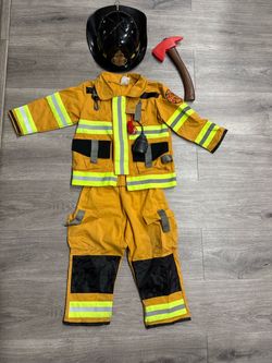 Toddler kids firefighter fireman Halloween costume