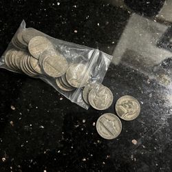 X27 35% Silver War Nickels