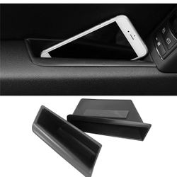 Compatible with Mercedes Benz C Class W-2013 2014 Front Row Door Organizer Storage Tray Armrest Box Phone Container Grab Handle Tray