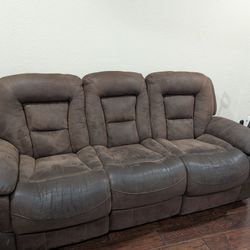 Power Recliner Sofa