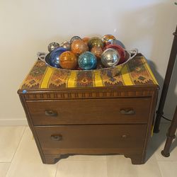 Antique two drawer chest