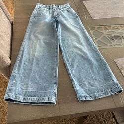 New Paige Harper Ankle Wide Leg Jean In Larissa Size 23