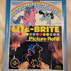 Vintage My Little Pony Lite Brite Refill