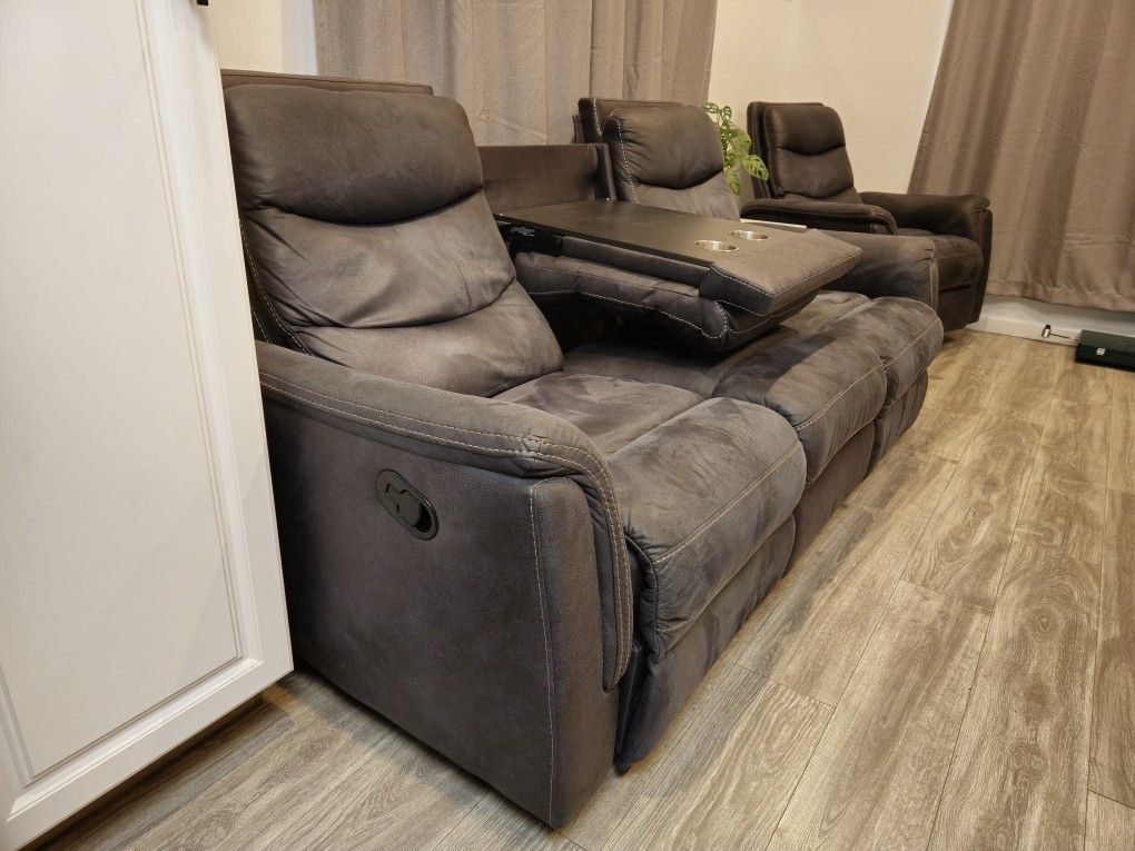 Recliner Couch Set