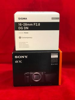 Sony α7C Full Frame with Sigma 16-28mm f/2.8 DG DN Contemporary Lens